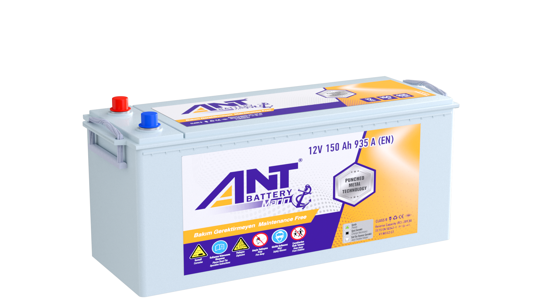 Ant Akü Marin 12 V 150 Ah