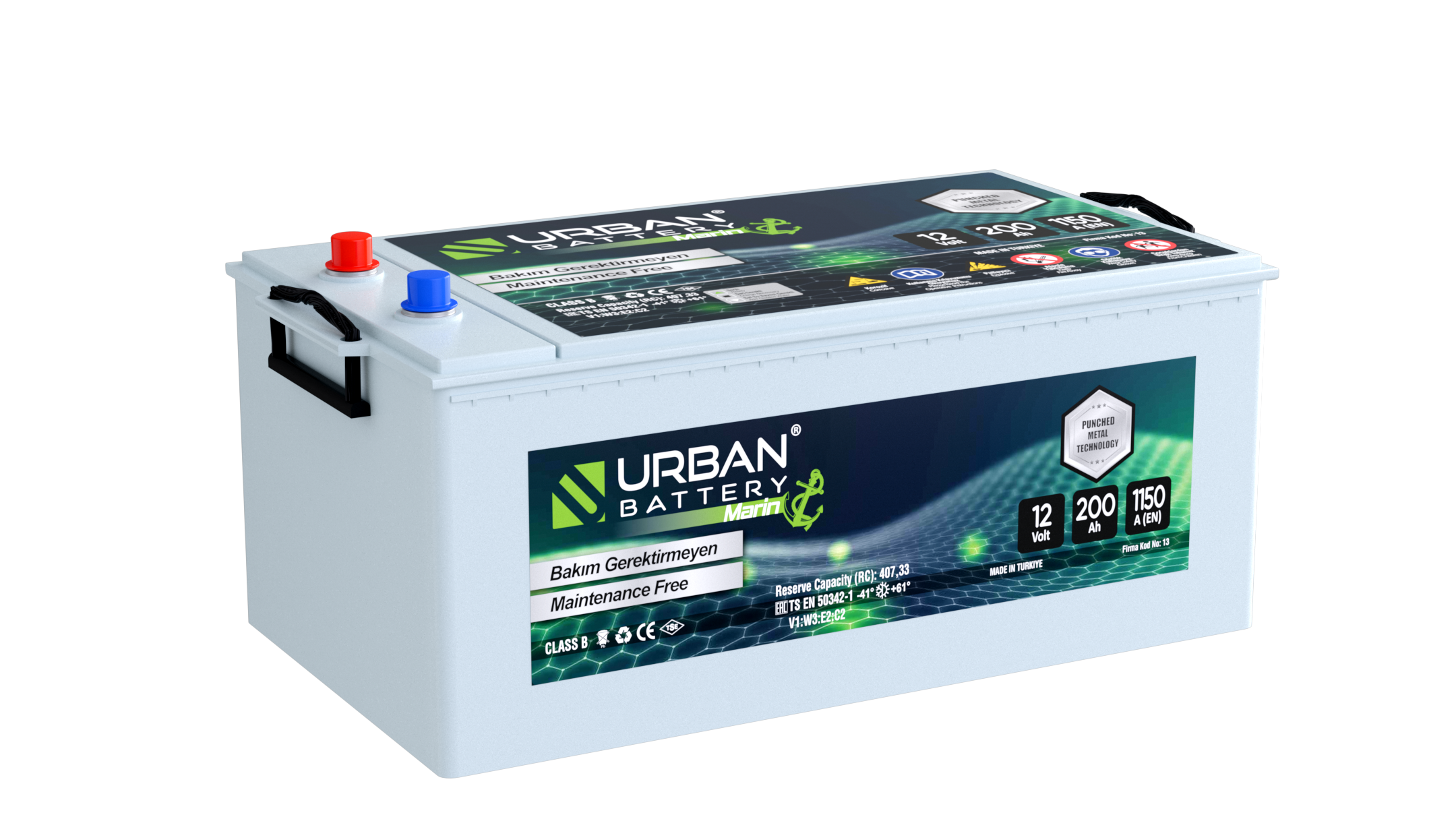 Urban Batteries Marin 12 V 200 Ah