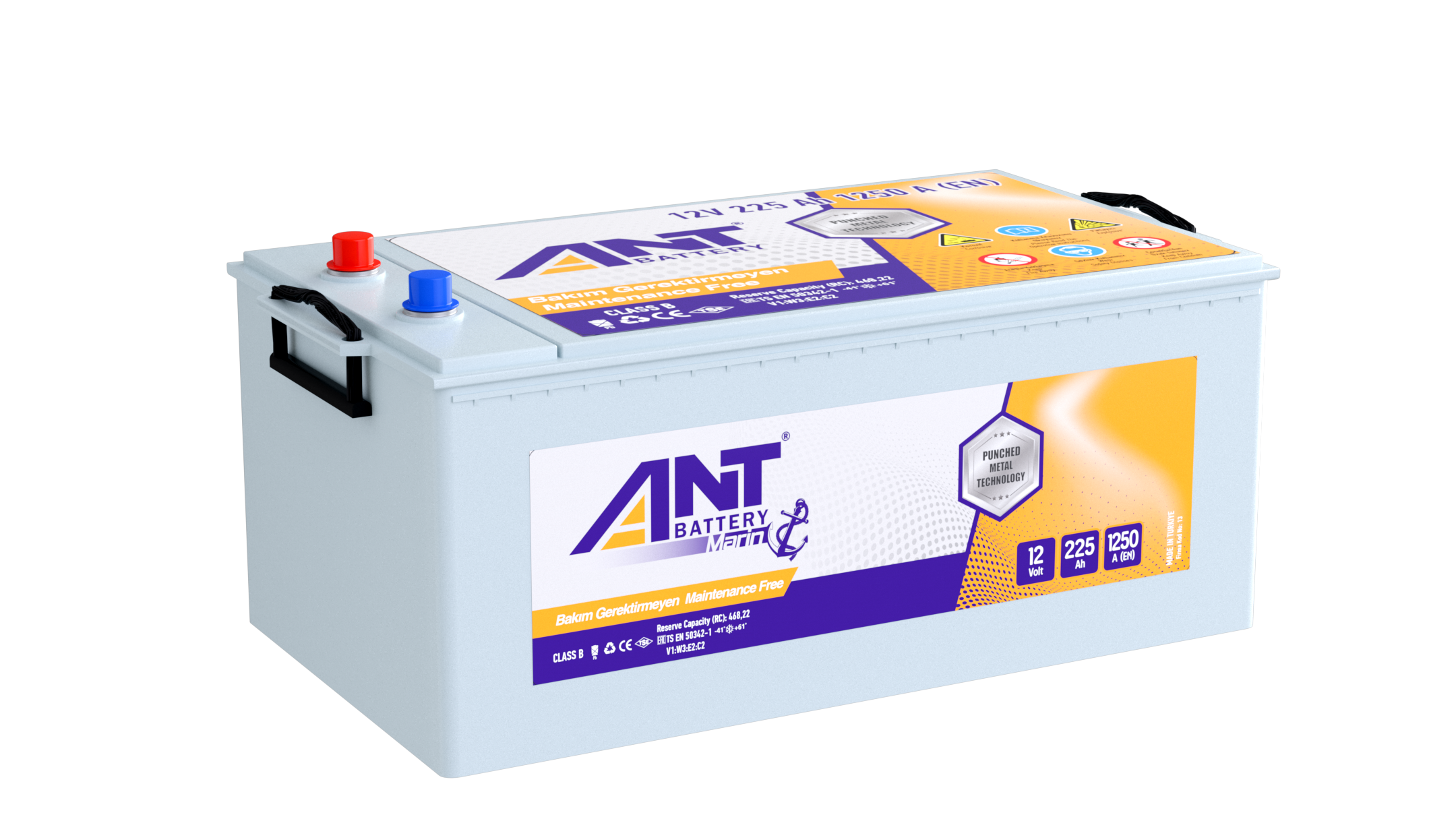 Ant Akü Marin 12 V 225 Ah