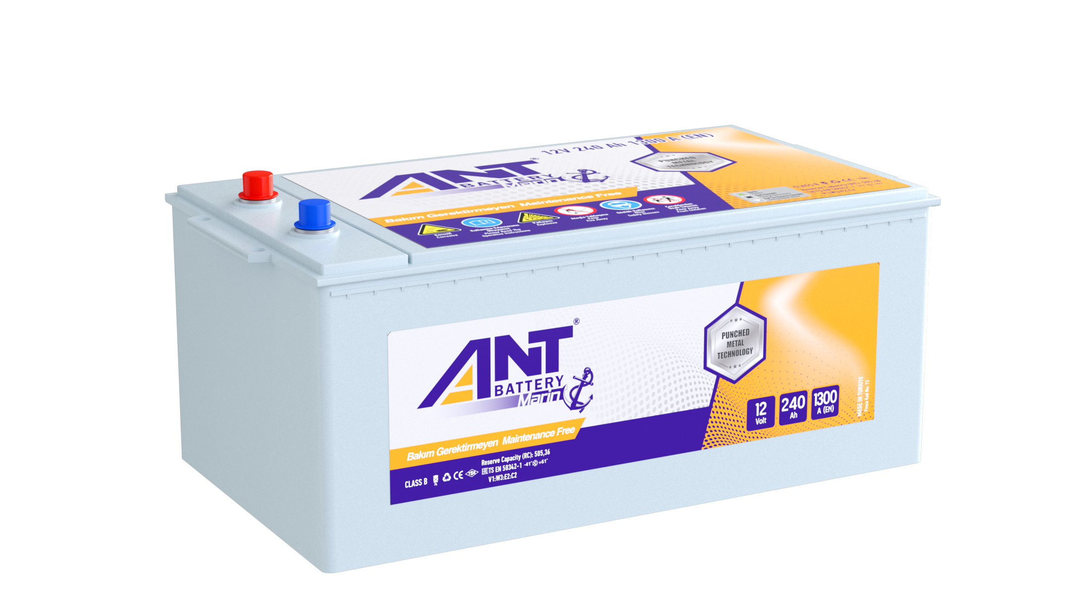 Ant Akü Marin 12 V 240 AH