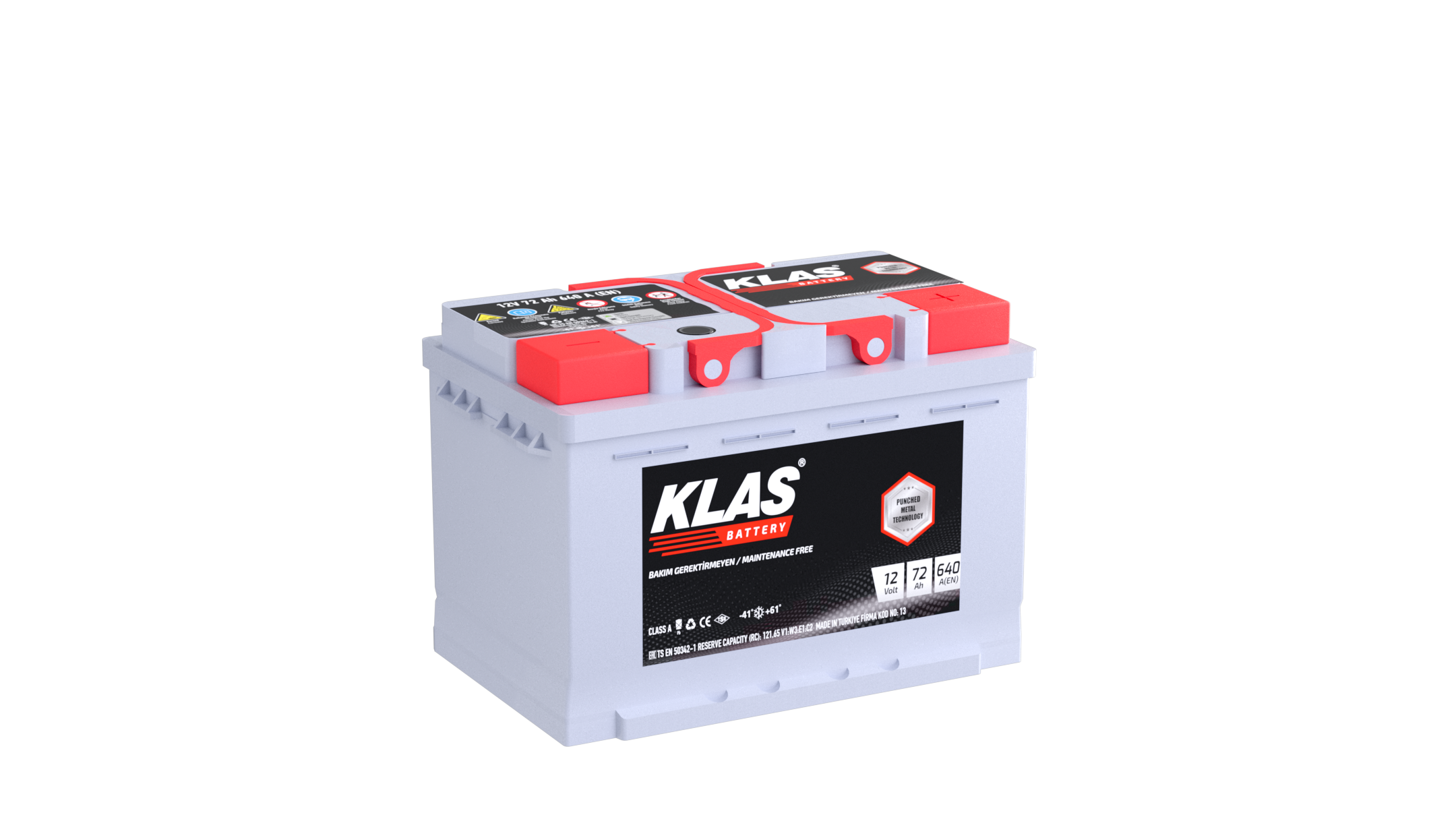 Klas Akü 12V 72 Ah