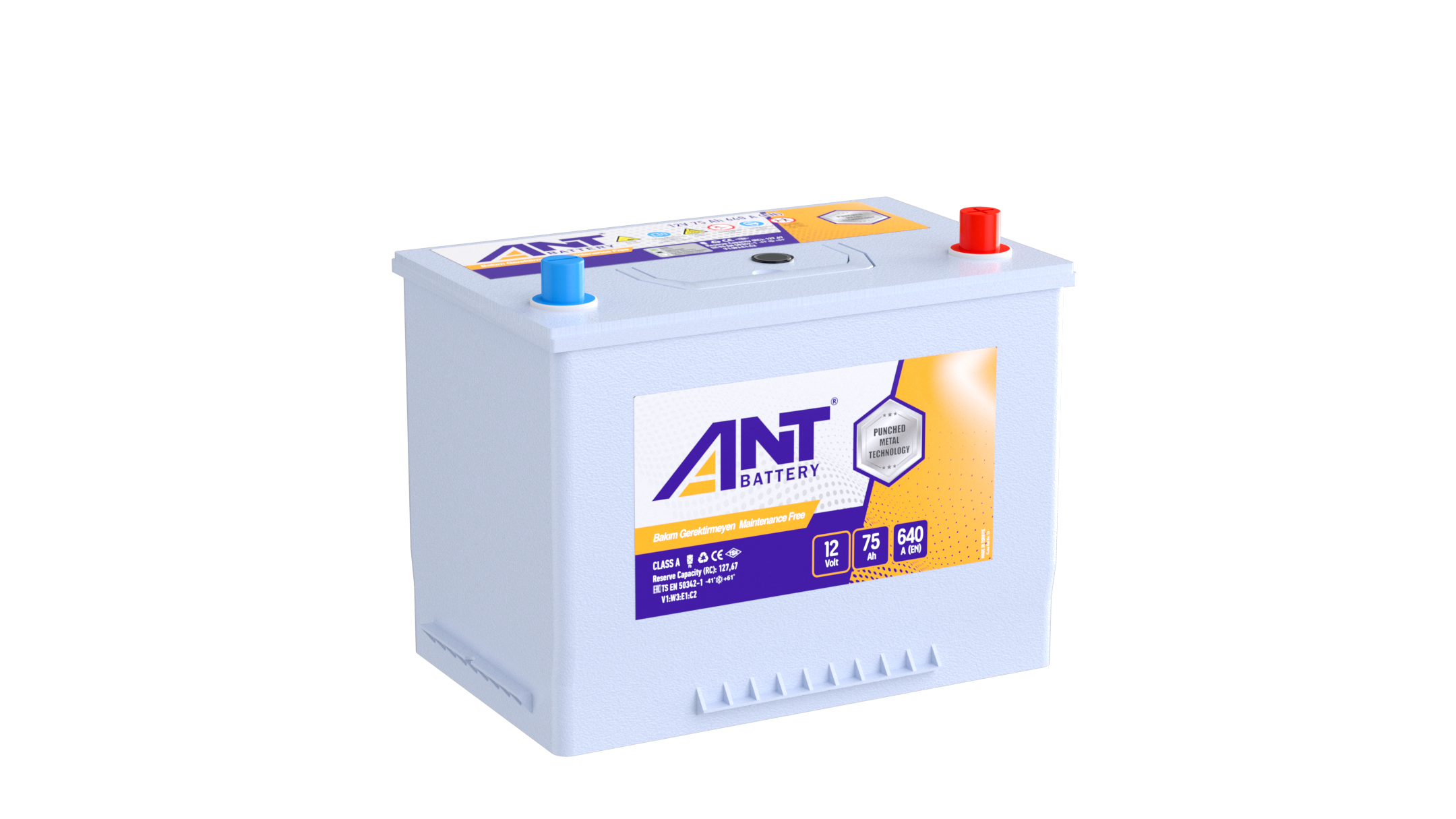Ant Akü 12V 75 Ah