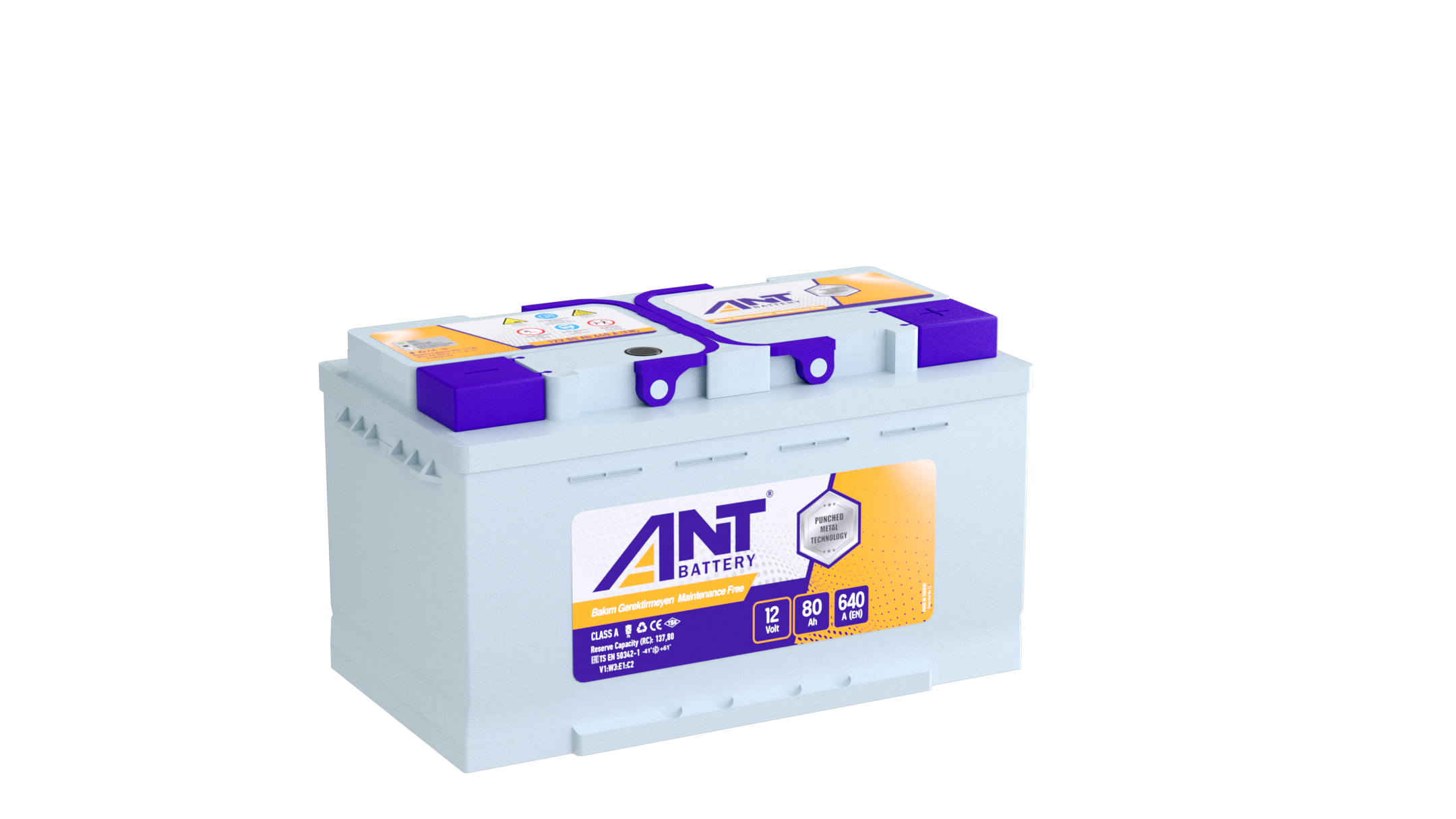 Ant Akü 12V 80 Ah