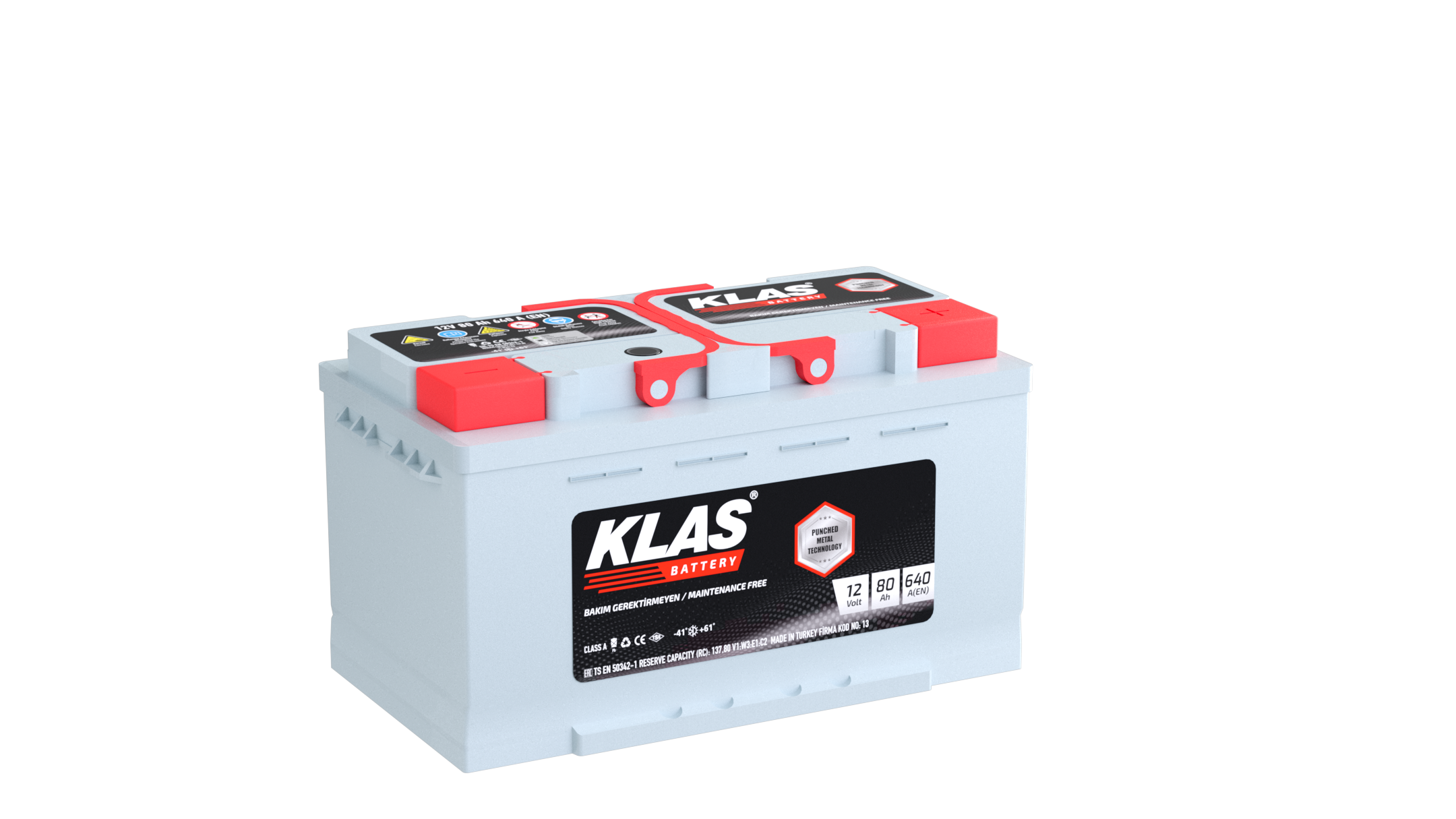 Klas Akü 12V 80 Ah