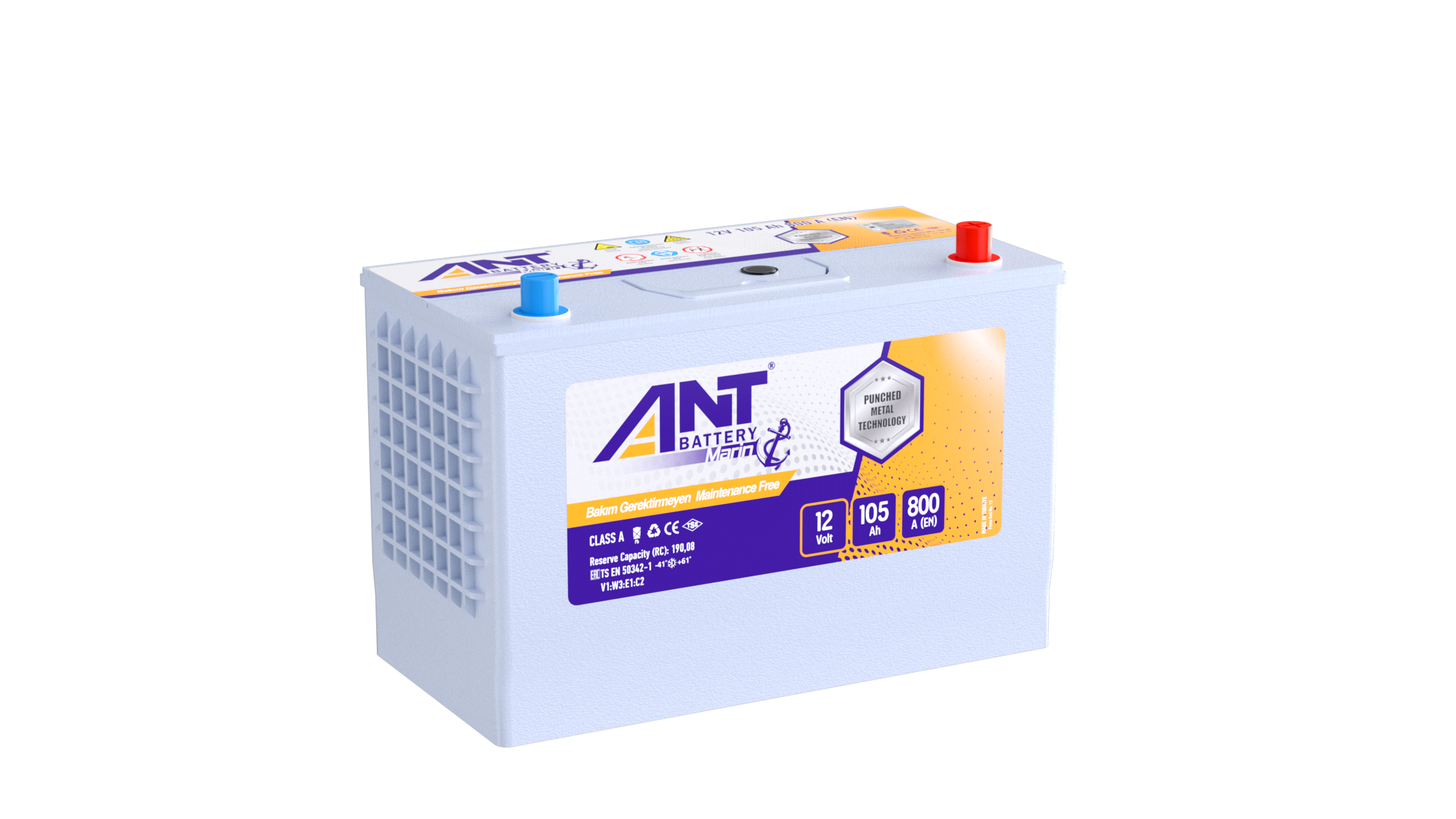 Ant Akü Marin 12 V 105 Ah