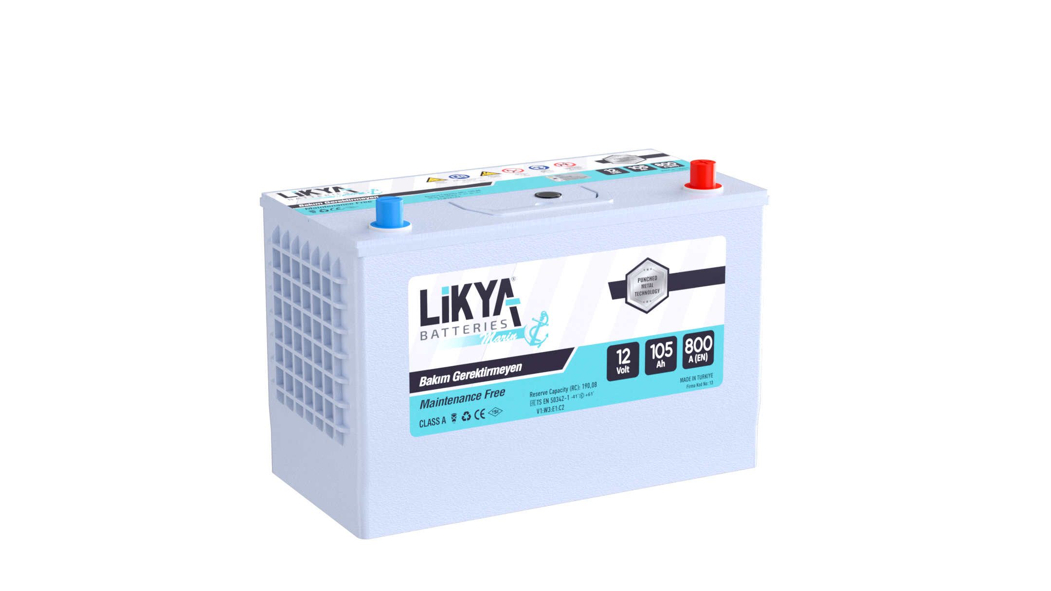 Likya Akü Marin 12 V 105 Ah